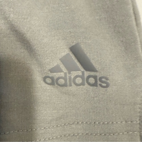 Adidas Women's Athletic Gray Shorts - Picture 2 of 5